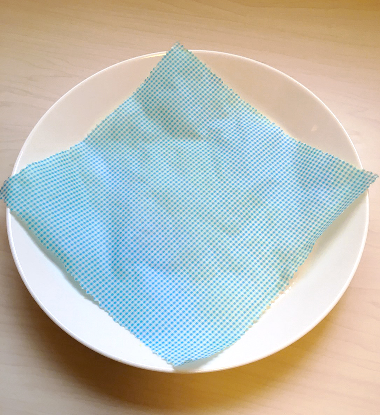みつろうラップを乾燥
