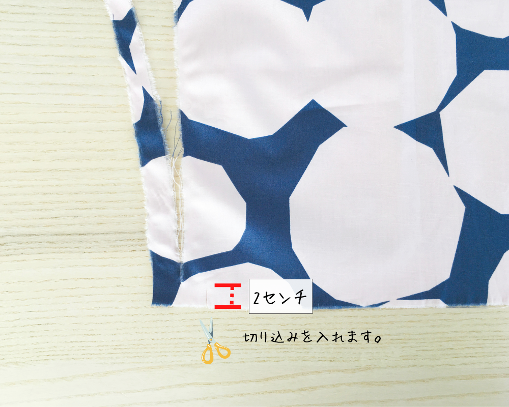 繰り返し布を裂いてテープにする